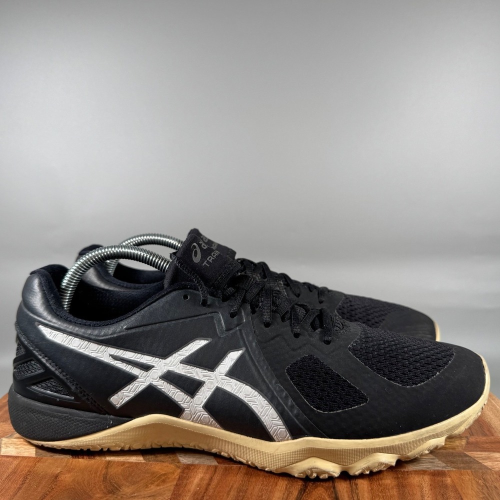 ASICS Conviction X Mens Training Shoes Black White S703N Size 9.5 Gym Workout
